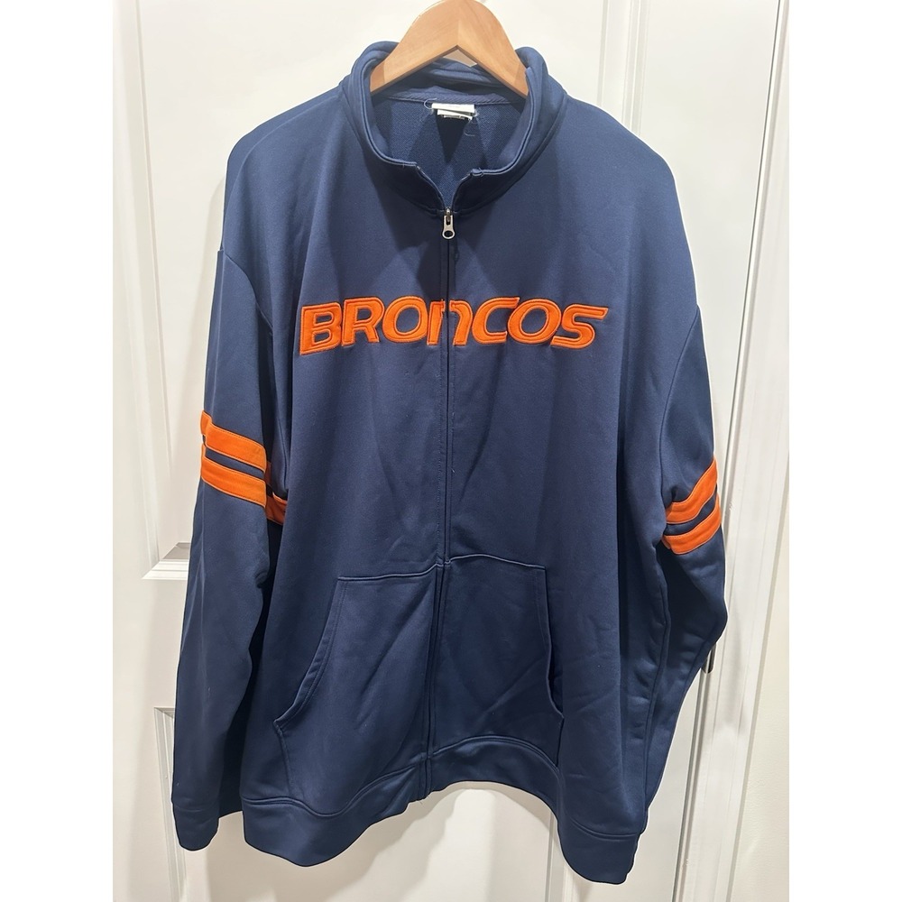Denver Broncos‎ NFL Team Apparel Full Zip 3XL